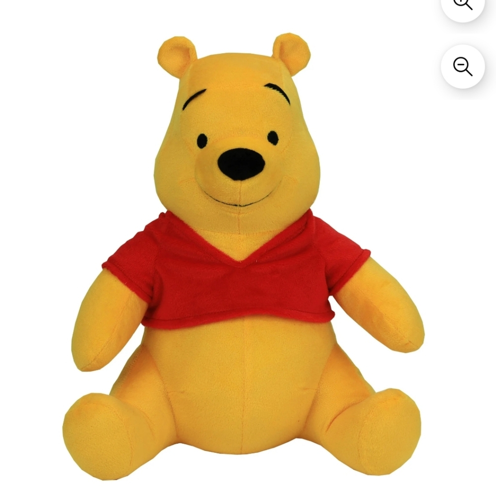 🆕Disney Classic Winnie the Pooh Large Plush - Cheerful Yellow & Red